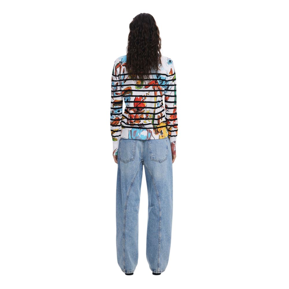 White Viscose Sportswear Desigual