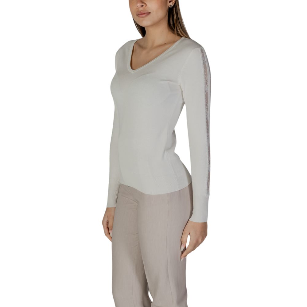 Cream Viscose Long Sleeve Street One