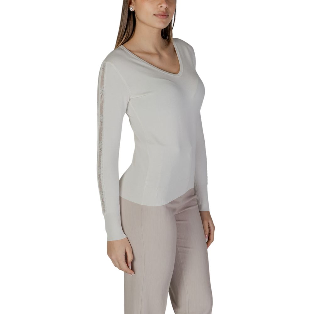 Cream Viscose Long Sleeve Street One
