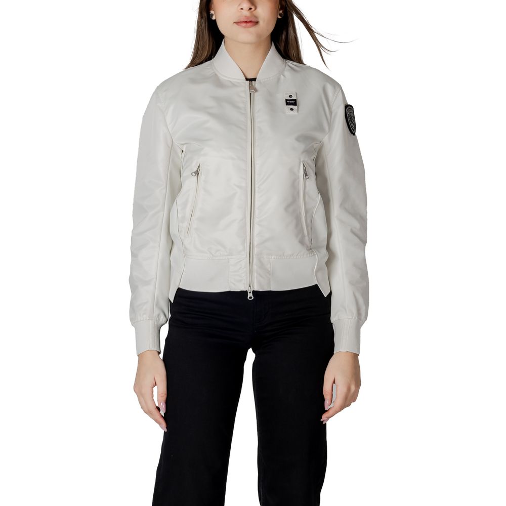 White Polyamide Jackets & Coat Blauer