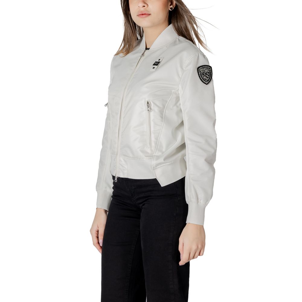 White Polyamide Jackets & Coat Blauer