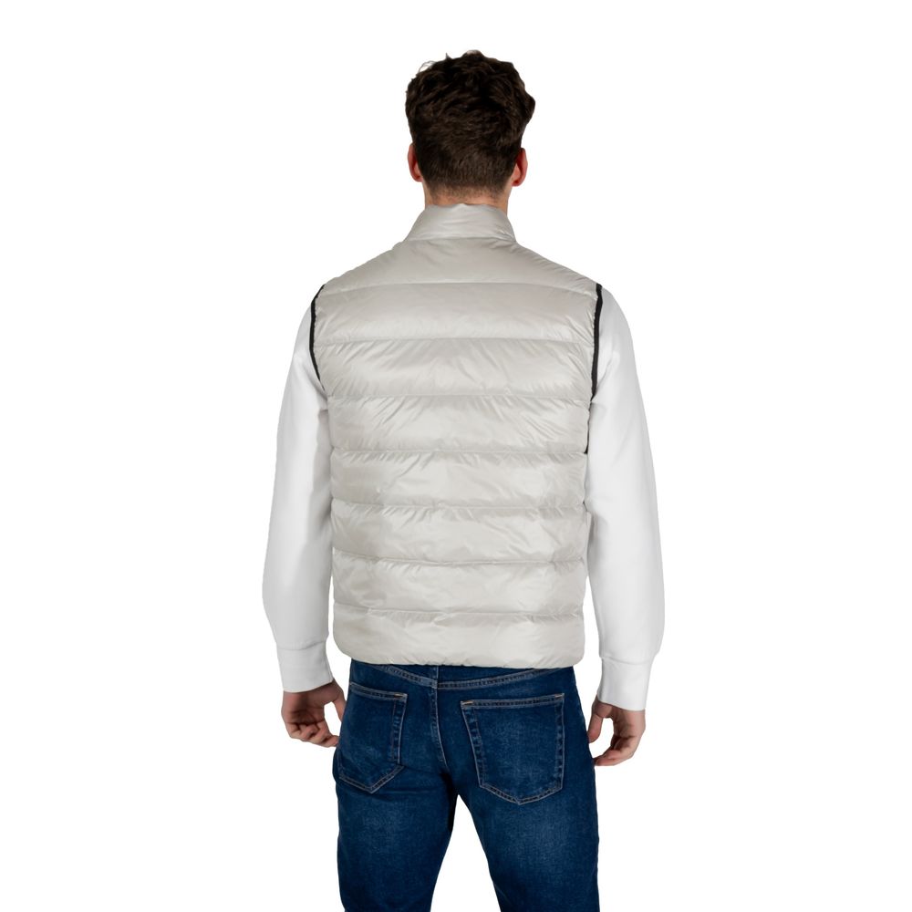 Gray Polyamide Sleveless Jacket Blauer