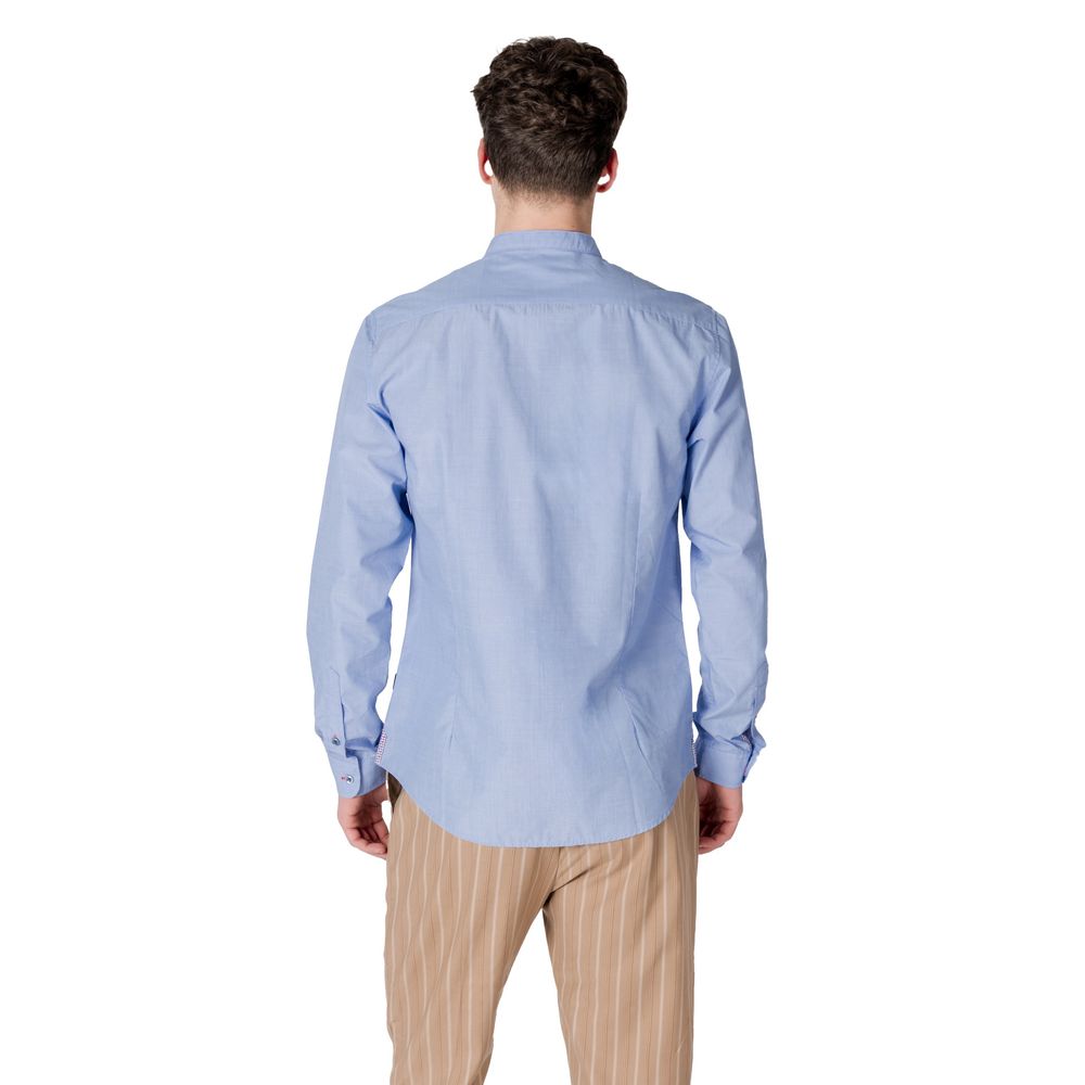 Light Blue Cotton Shirt Gianni Lupo