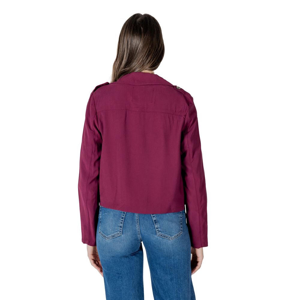 Purple Viscose Parka Street One