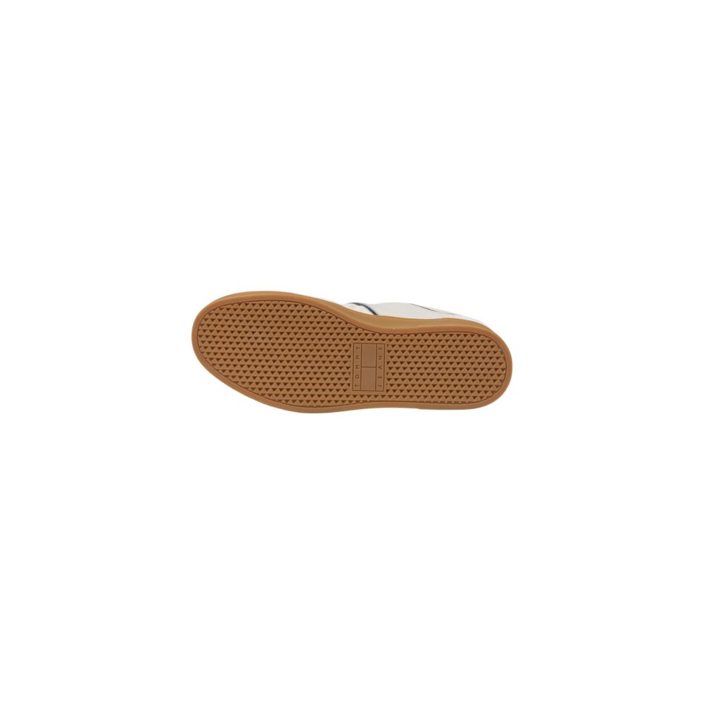 Cream Leather Sneaker Tommy Hilfiger Jeans