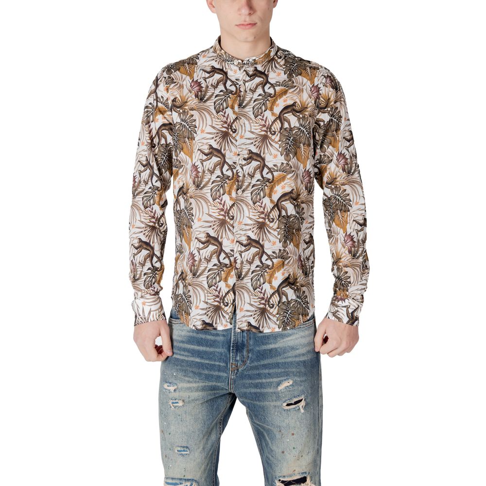 White Cotton Shirt Gianni Lupo
