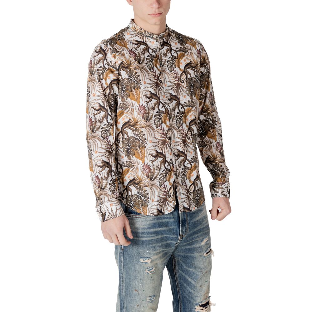 White Cotton Shirt Gianni Lupo