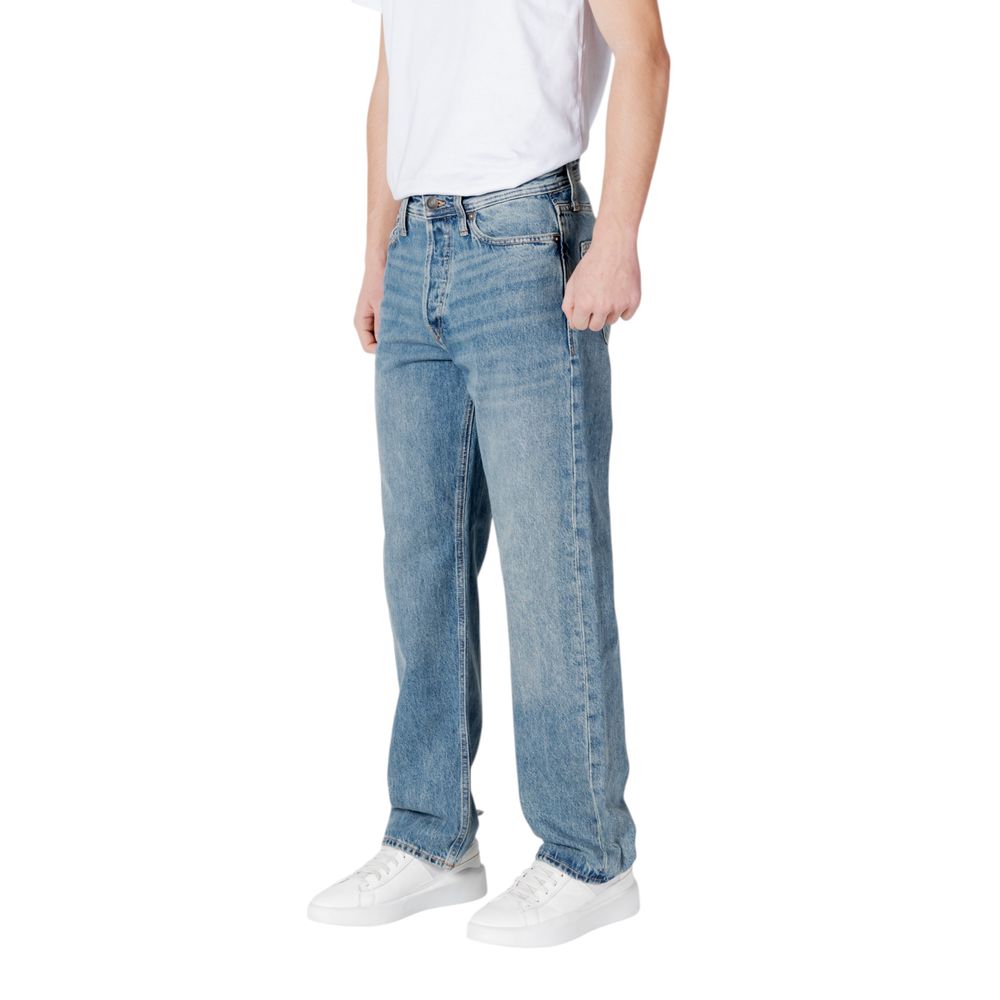 Blue Cotton Relaxed Fit Jean Jack Jones