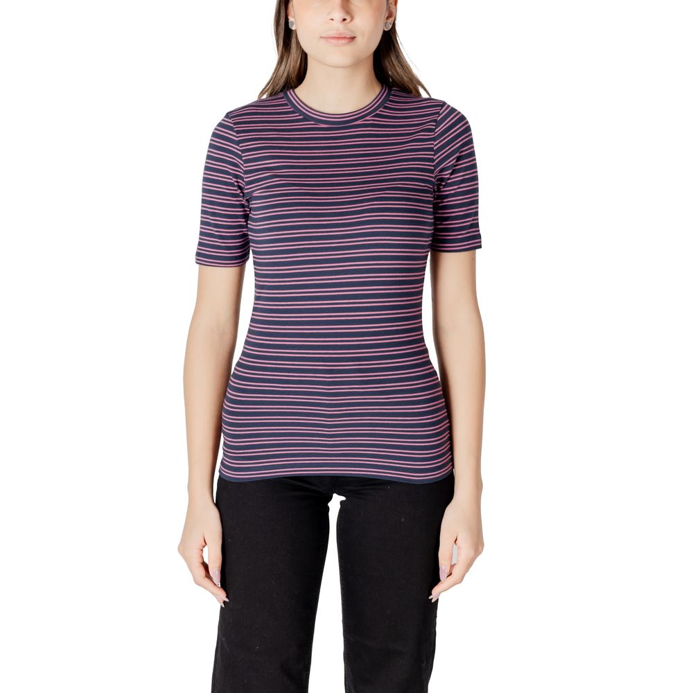 Bicolor Cotton T-Shirt ICHI