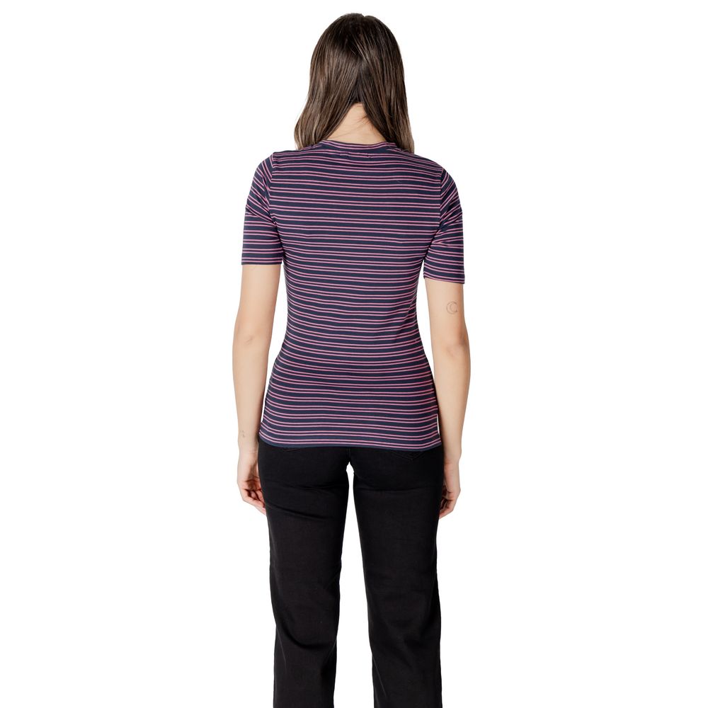 Bicolor Cotton T-Shirt ICHI