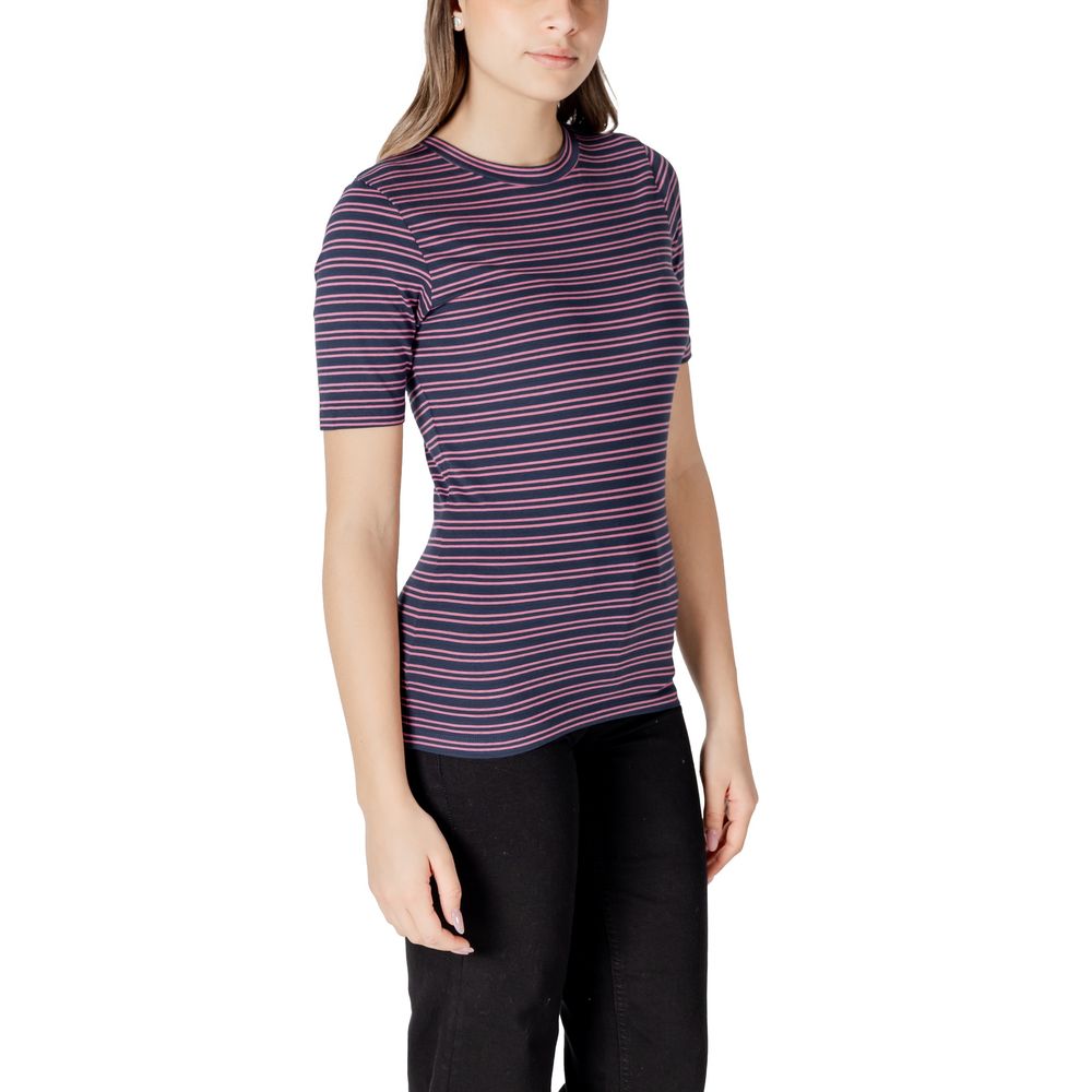 Bicolor Cotton T-Shirt ICHI