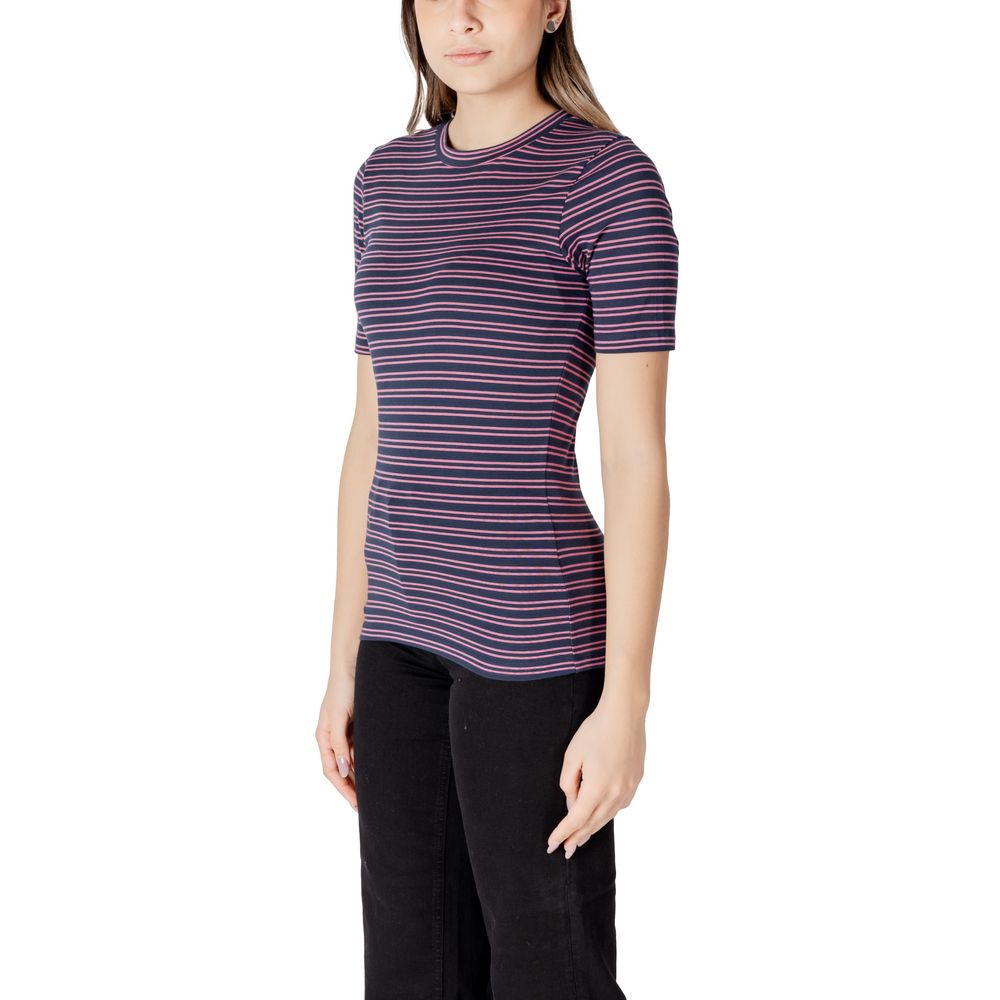 Bicolor Cotton T-Shirt ICHI
