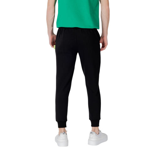 Black Cotton Joggers Workout Pant Icon