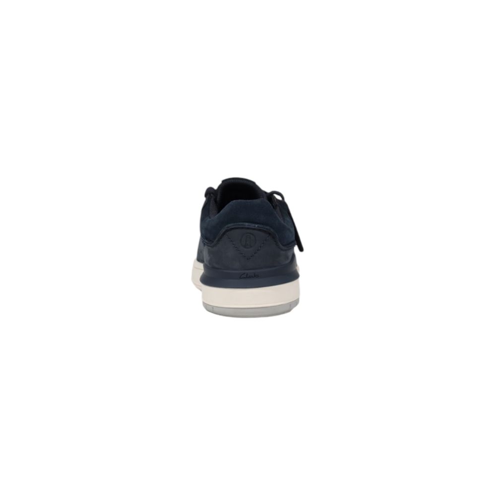 Blue Nubuc Leather Sneaker Clarks
