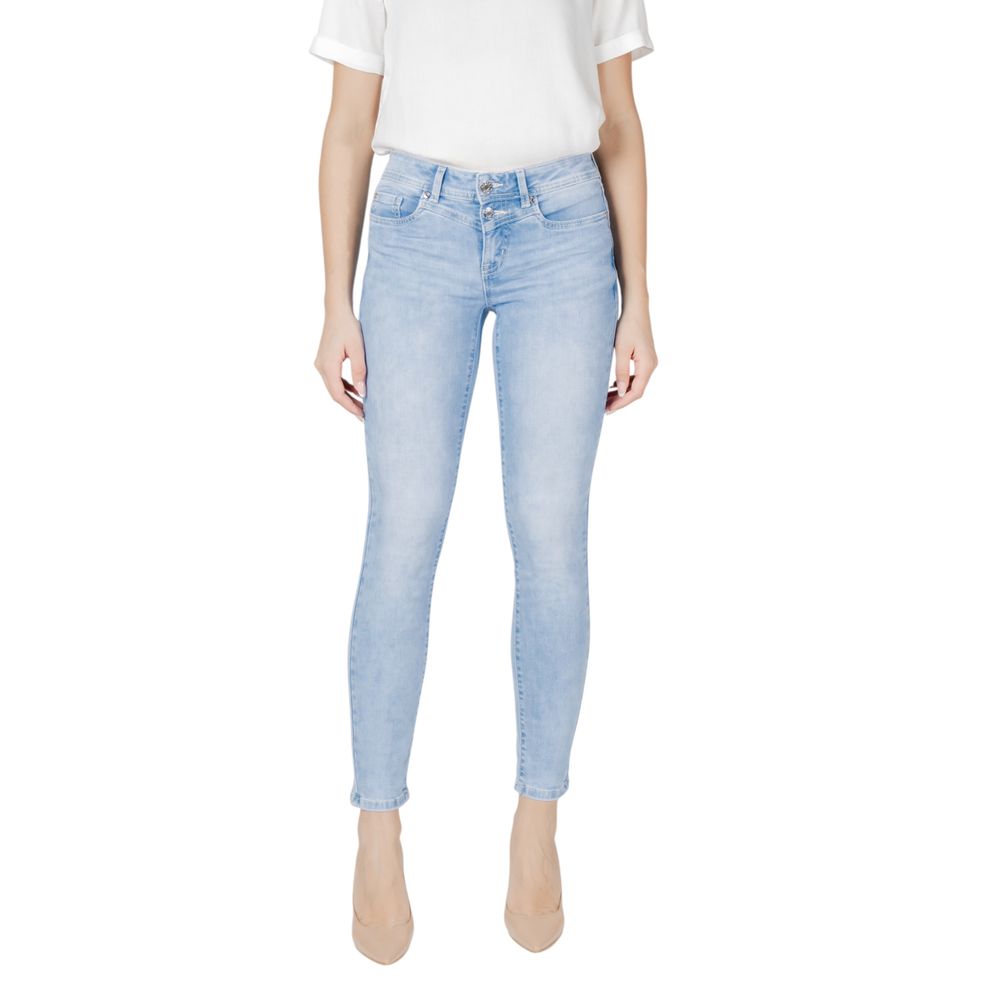 Light Blue Cotton Slim Fit Jean Street One