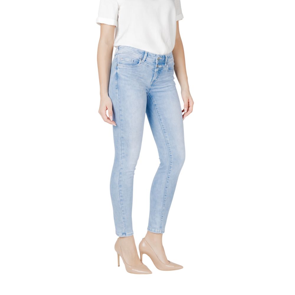 Light Blue Cotton Slim Fit Jean Street One
