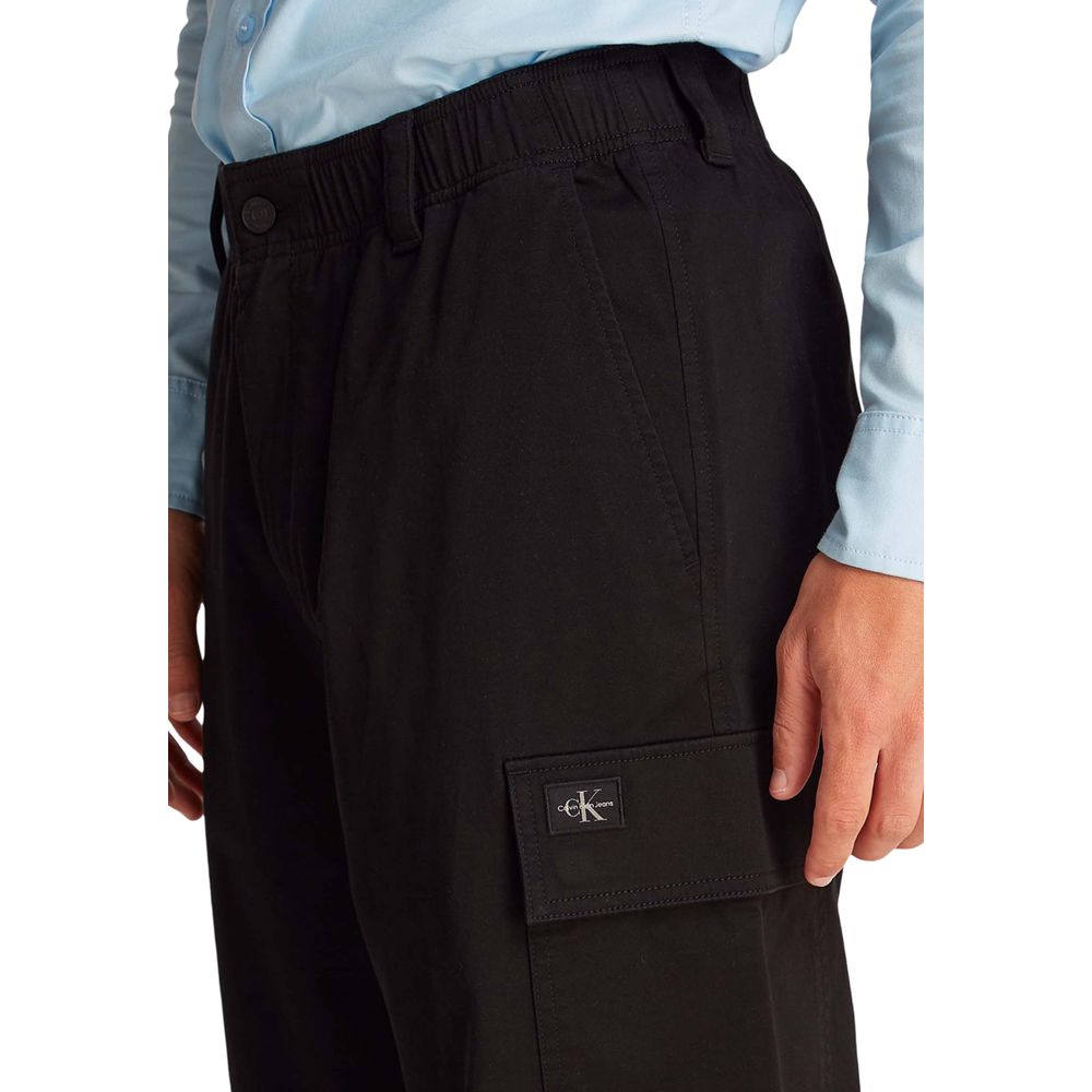 Black Cotton Pant Calvin Klein Jeans