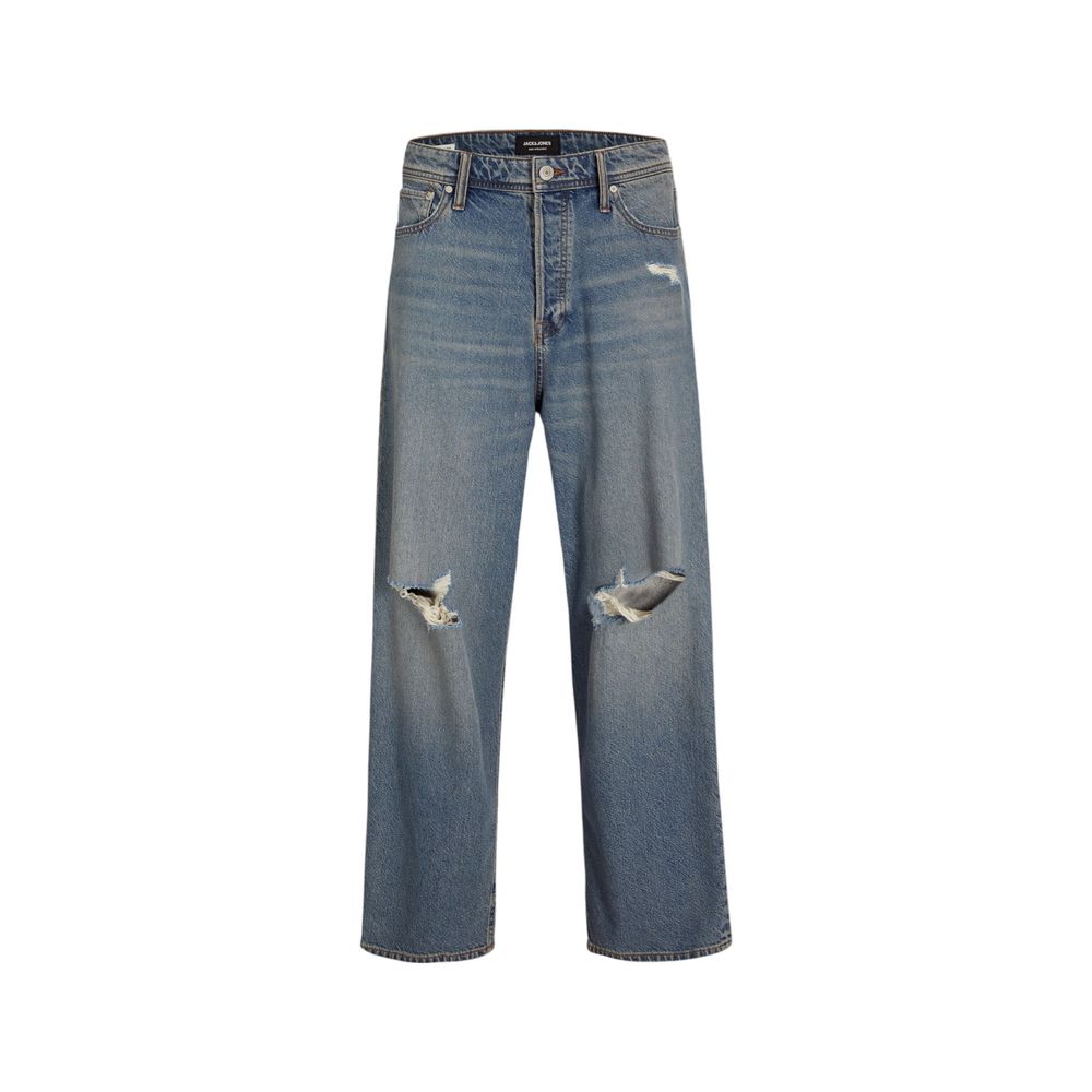 Blue Cotton Relaxed Fit Jean Jack Jones