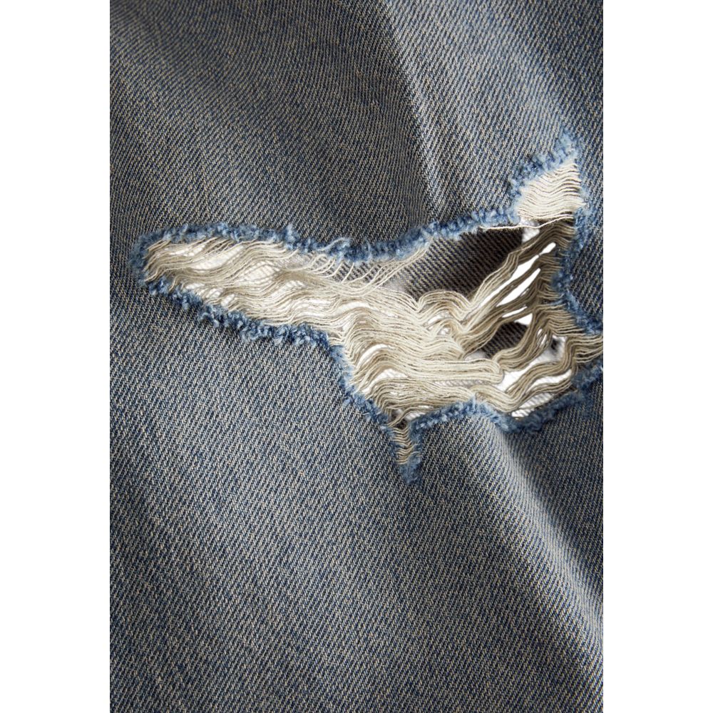 Blue Cotton Relaxed Fit Jean Jack Jones