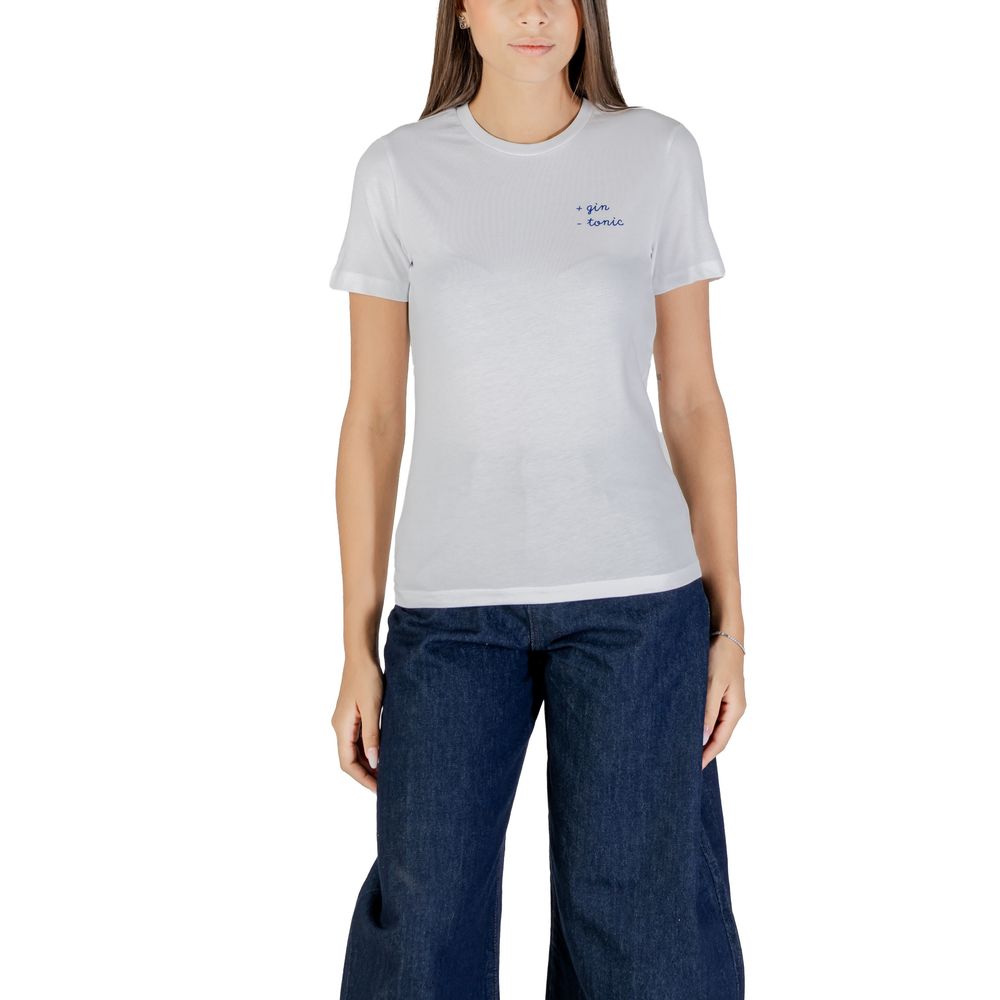 Bicolor Cotton T-Shirt Only