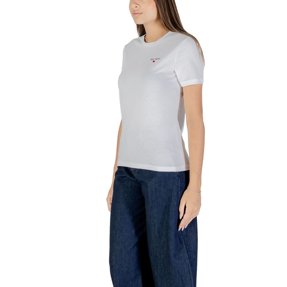 White Cotton T-Shirt Only