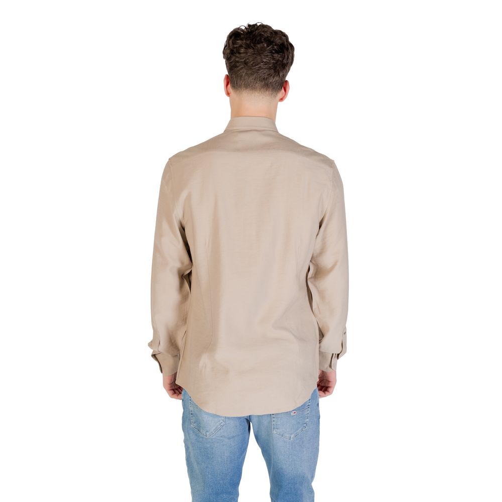 Beige Viscose Shirt Antony Morato
