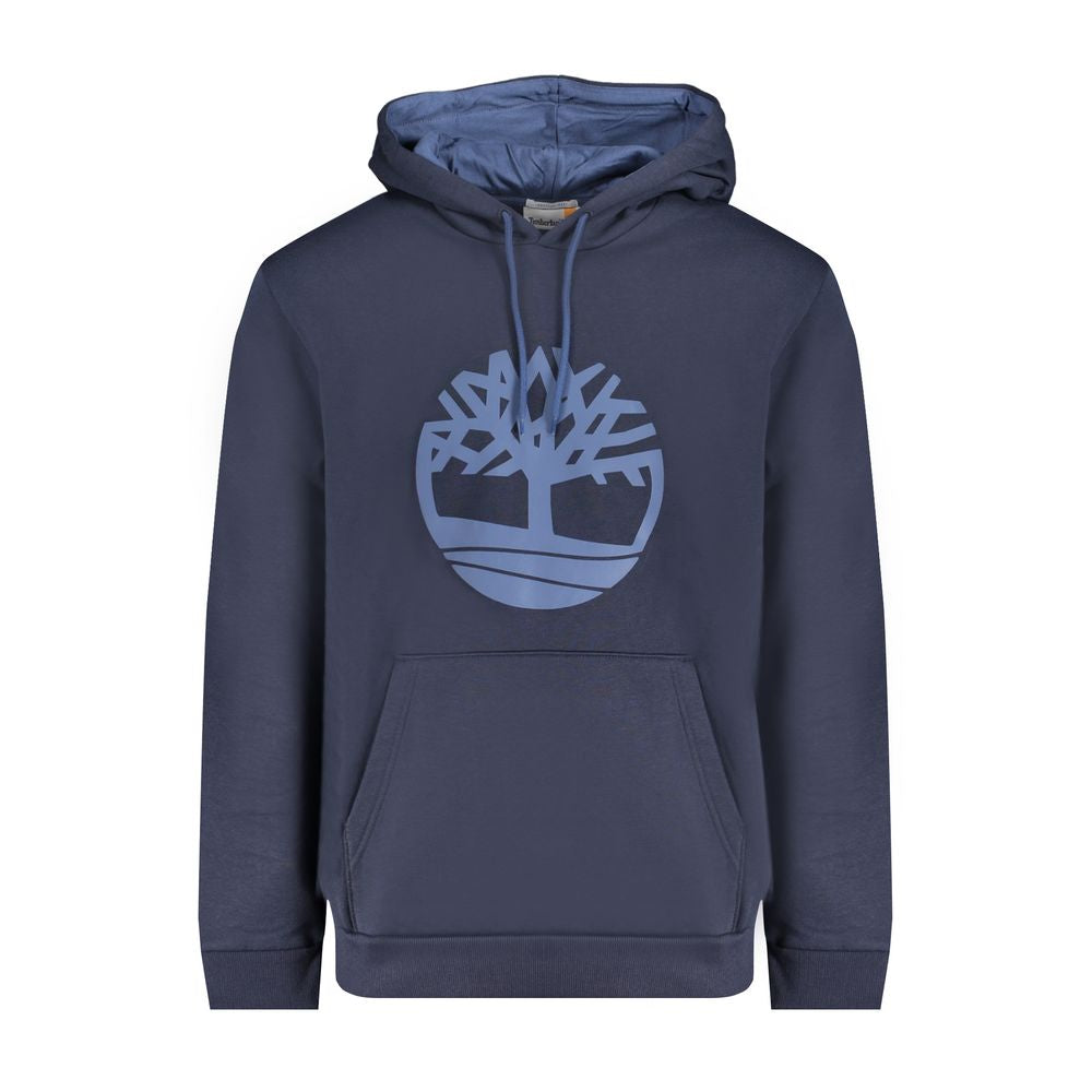 Blue Cotton Men Sweater Timberland