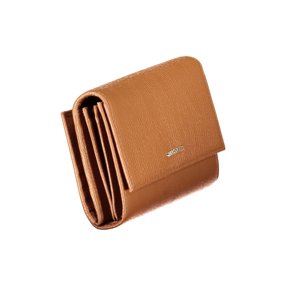 Brown Leather Women Wallet Coccinelle
