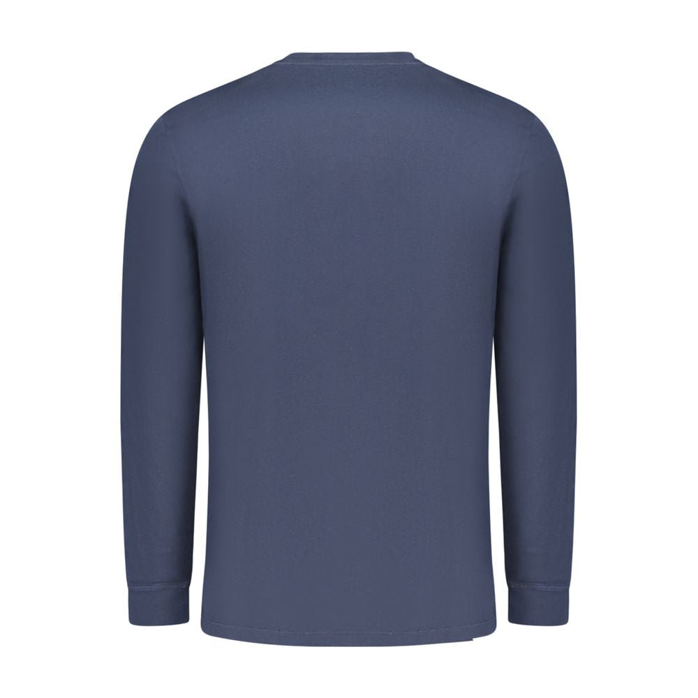 Blue Cotton Men T-Shirt Timberland
