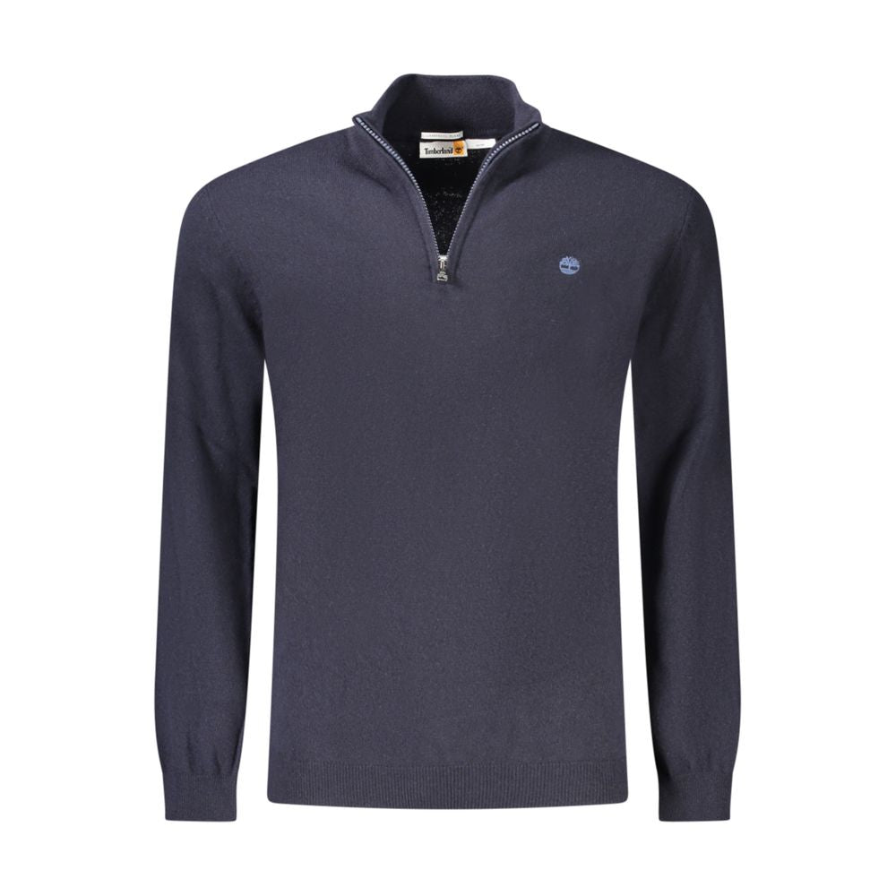 Blue Wool Men Sweater Timberland