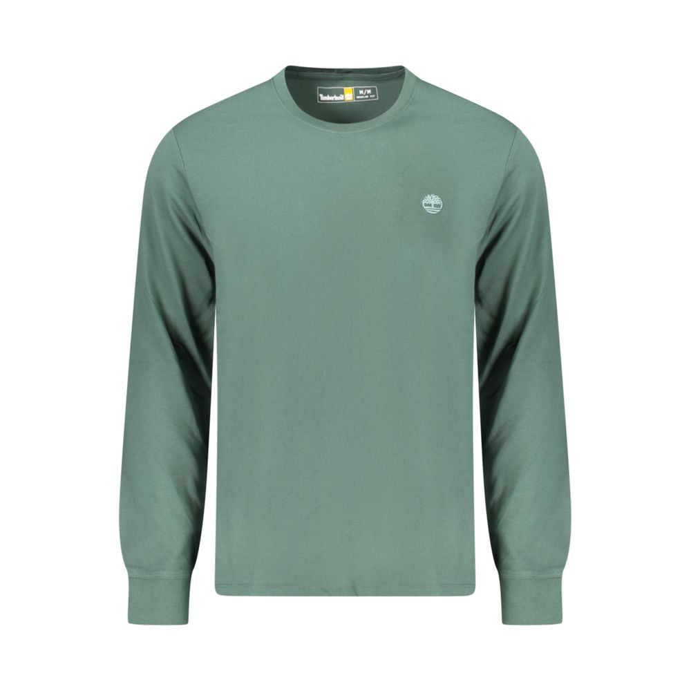 Green Cotton Men T-Shirt Timberland