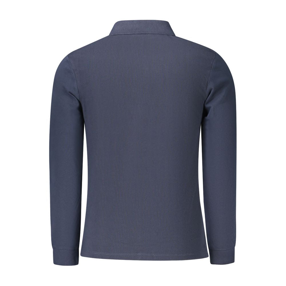 Blue Cotton Men Polo Shirt Timberland