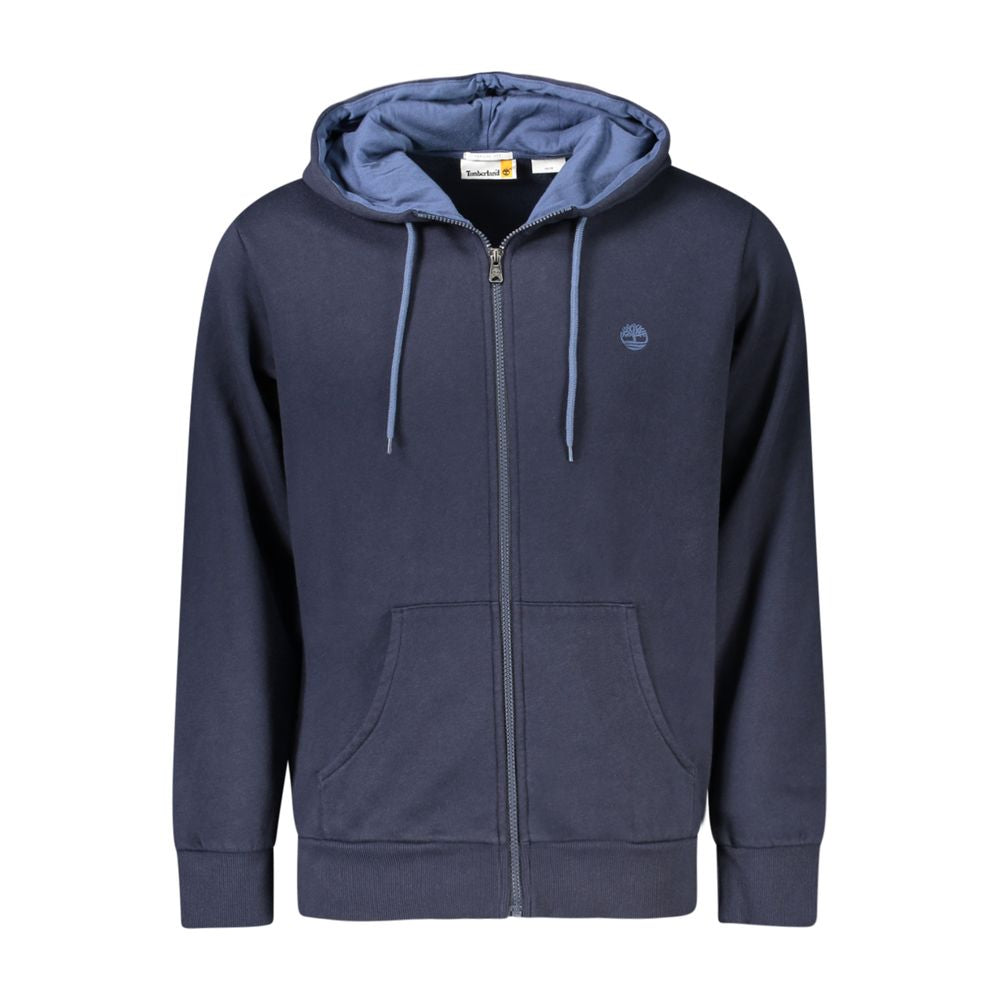 Blue Cotton Men Sweater Timberland