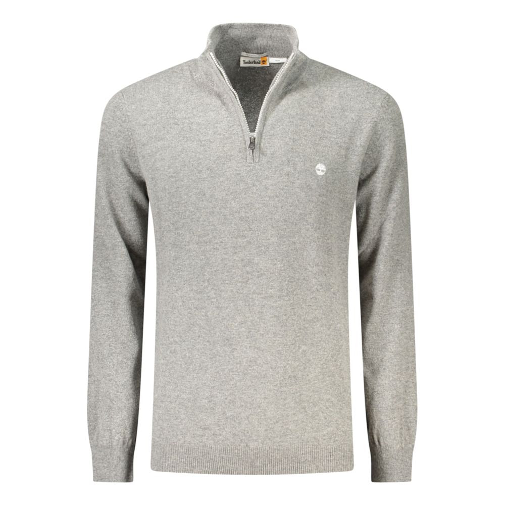 Gray Wool Men Sweater Timberland