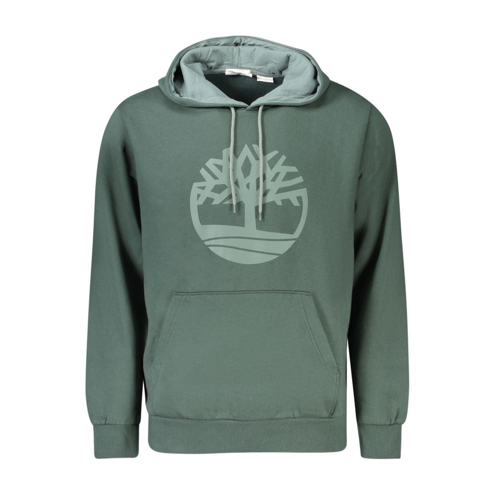 Green Cotton Men Sweater Timberland