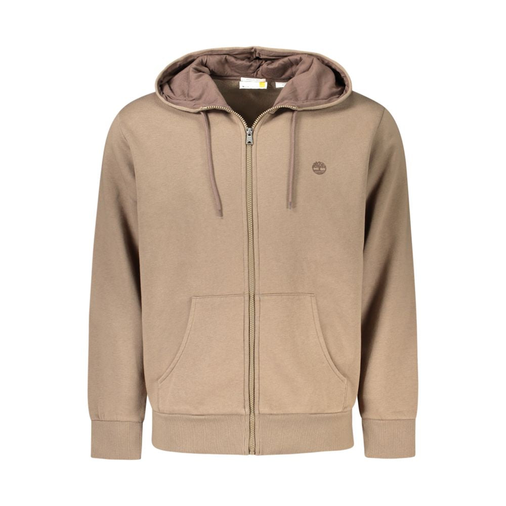 Brown Cotton Men Sweater Timberland
