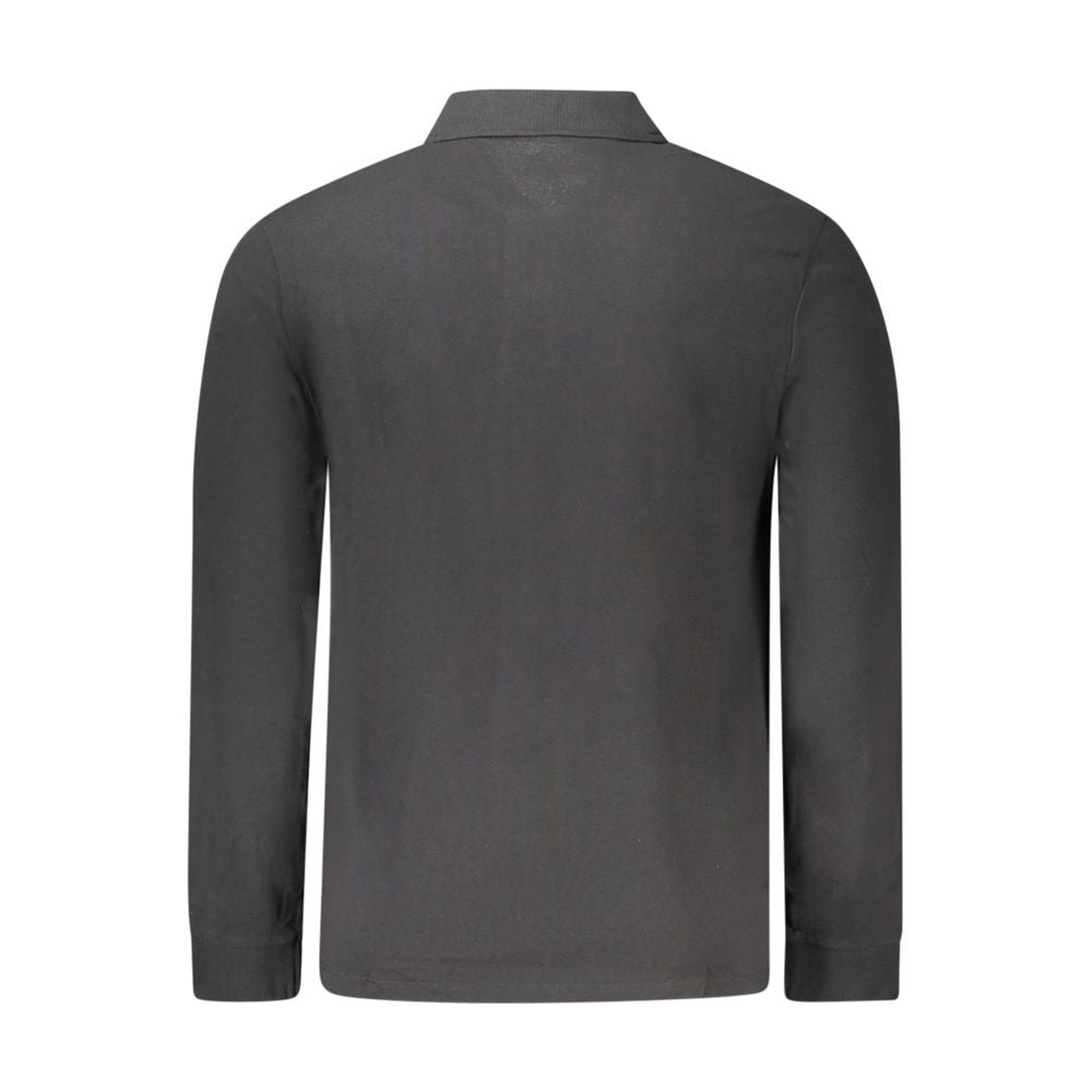 Black Cotton Men Polo Shirt Timberland