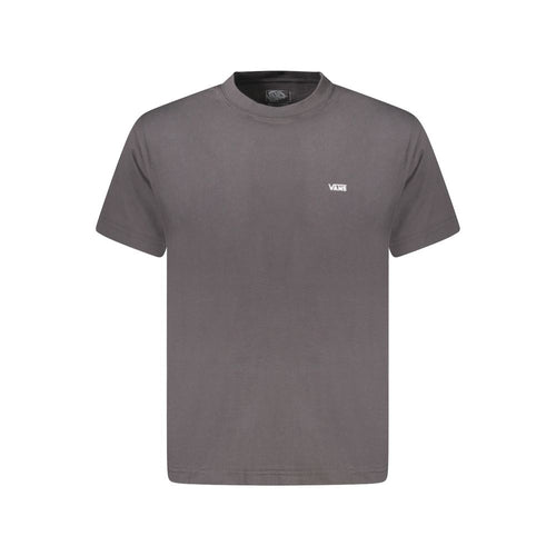 Black Cotton Men T-Shirt Vans