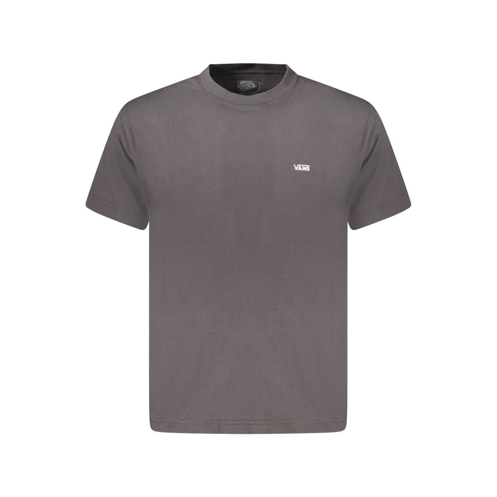 Black Cotton Men T-Shirt Vans