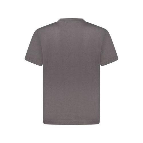 Black Cotton Men T-Shirt Vans