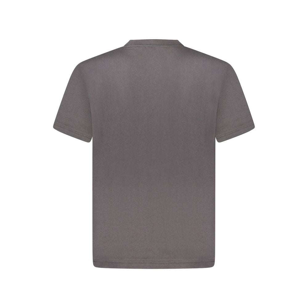 Black Cotton Men T-Shirt Vans