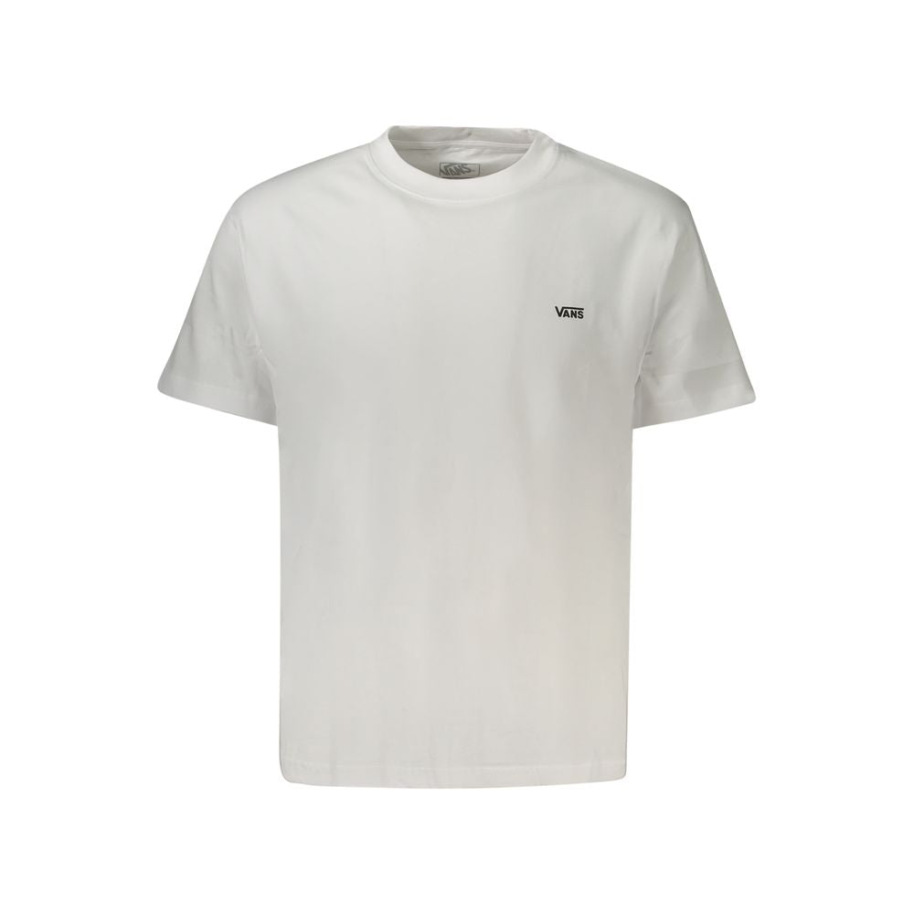 White Cotton Men T-Shirt Vans