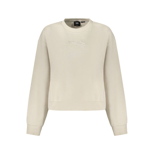Beige Cotton Women Sweater Vans