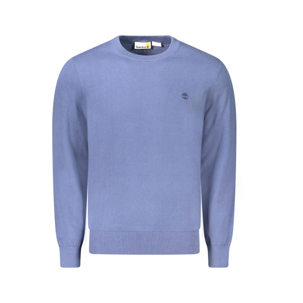 Blue Organic Cotton Men Sweater Timberland