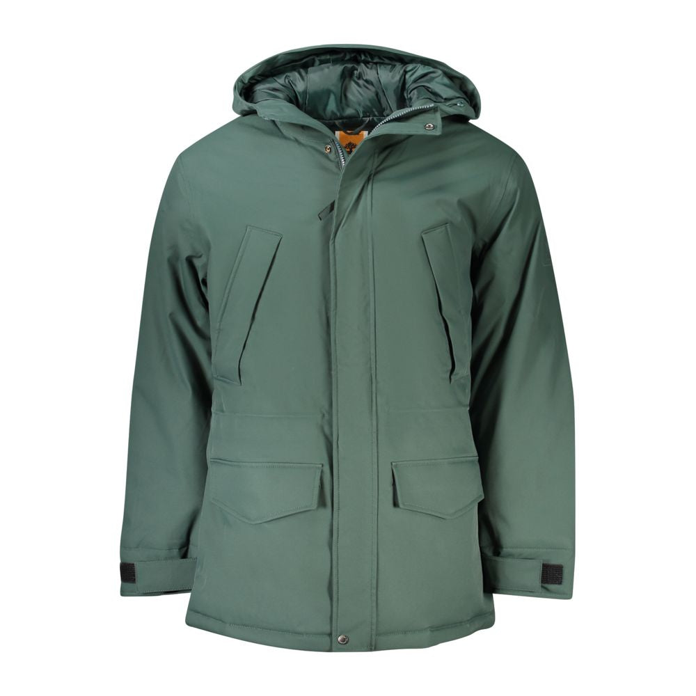 Green Polyester Men's Jacket Timberland