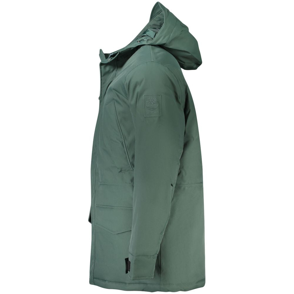 Green Polyester Men's Jacket Timberland