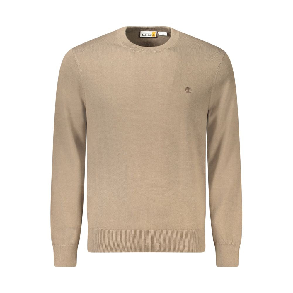 Brown Cotton Men Sweater Timberland