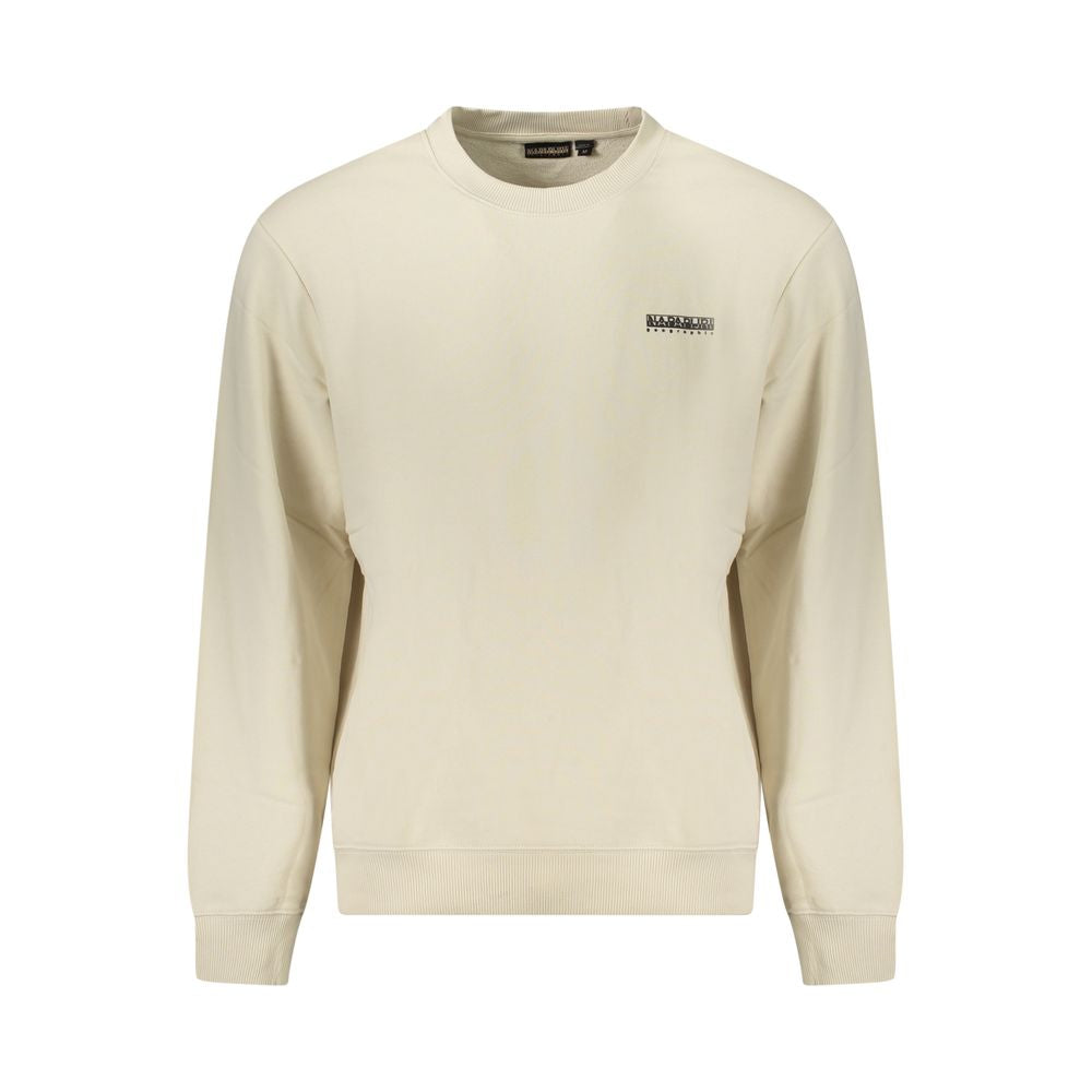 Beige Cotton Men Sweater Napapijri