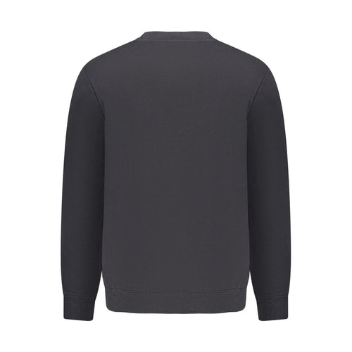 Black Cotton Men Sweater Napapijri