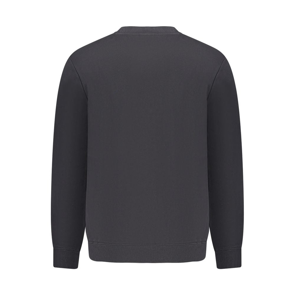 Black Cotton Men Sweater Napapijri